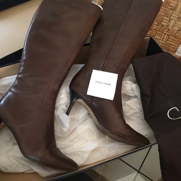 Cole Haan Carlyle Extended Calf Knee High Boot - Picture 2 of 7